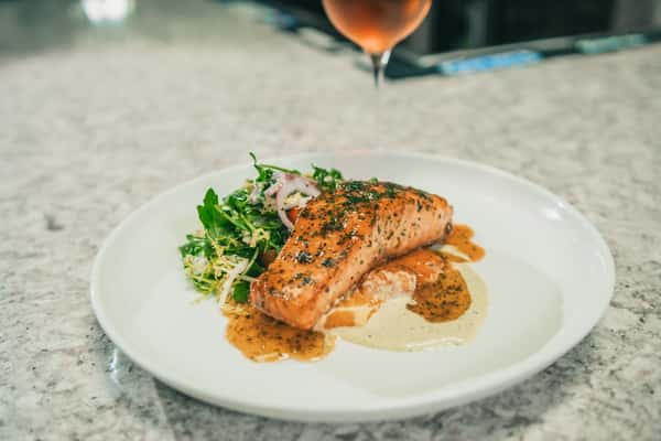 Maria Sotol Salmon Lunch