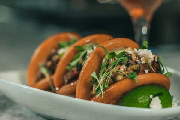 Bao Bun Steak Tacos