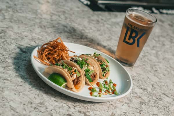 tacos and a beer