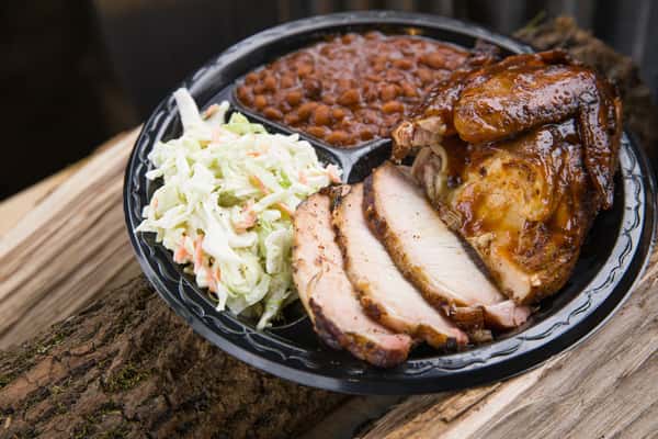 Smoked Meat Plate Full Café Menu Blake's Place Barbecue