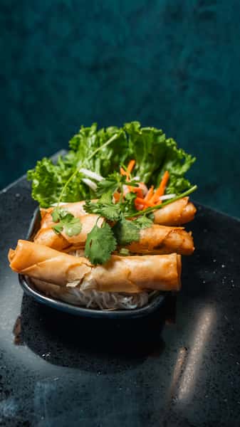 A4. Vegetarian Egg Rolls