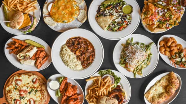 A variety of delicious food from rochester mills beer company in downtown rochester, michigan