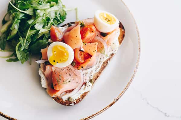 Salmon Niçoise Toast