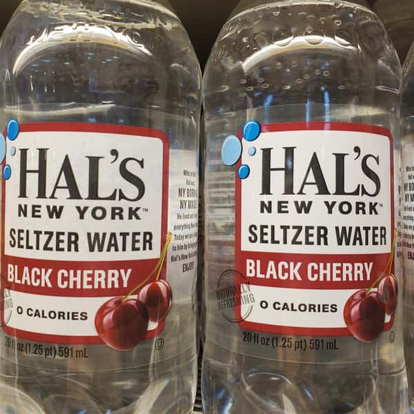Hal's Black Cherry Seltzer