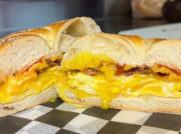2 Eggs on A Sandwich