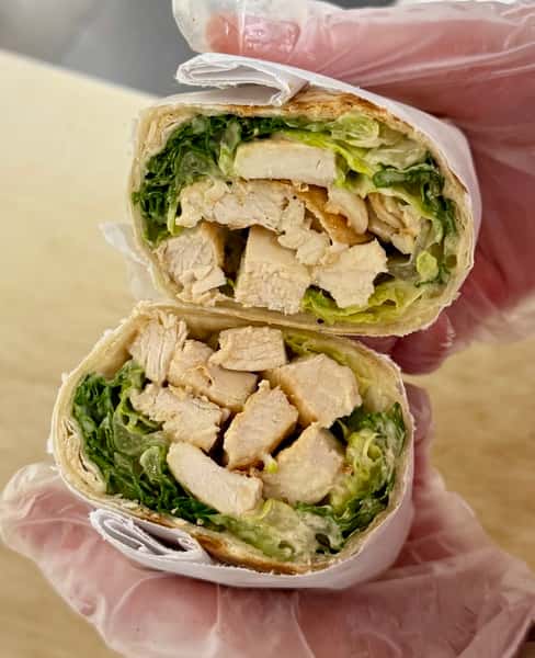 Sexy Grilled Chicken Caesar Wrap