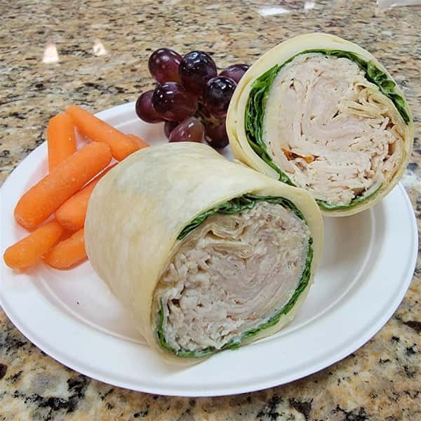 Turkey, Spinach and Swiss Wrap