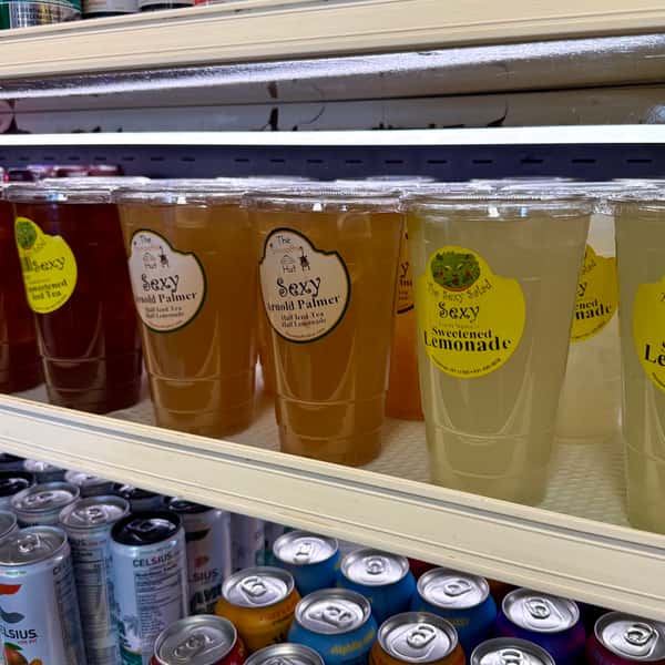 Fresh squeezed lemonade, fresh brewed iced tea, homemade arnold palmer