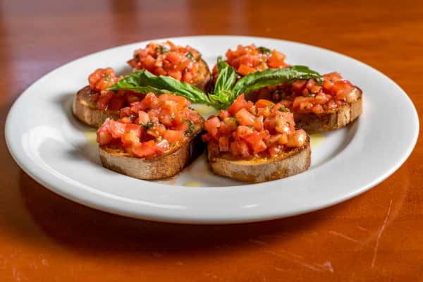 fresh bruschetta bread