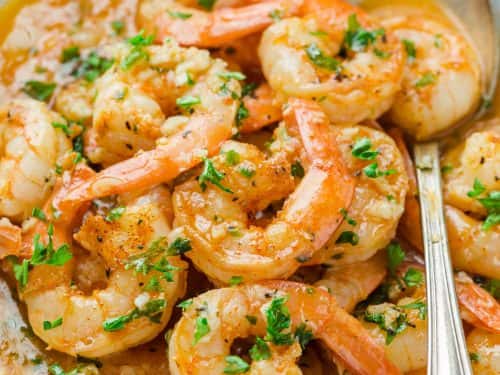 Add to salad shrimp