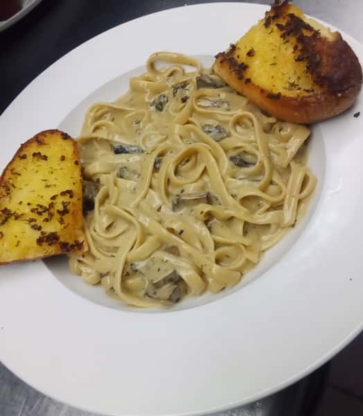 mushroom alfredo