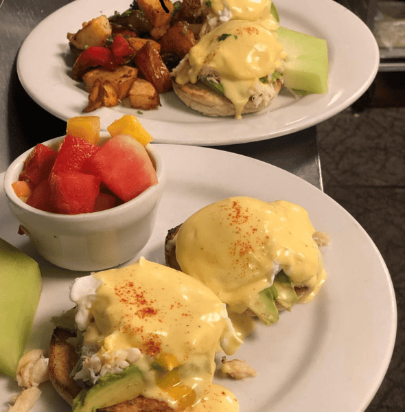 Crabcake Benedict