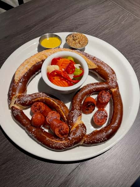 Bavarian Pretzel & Sausage
