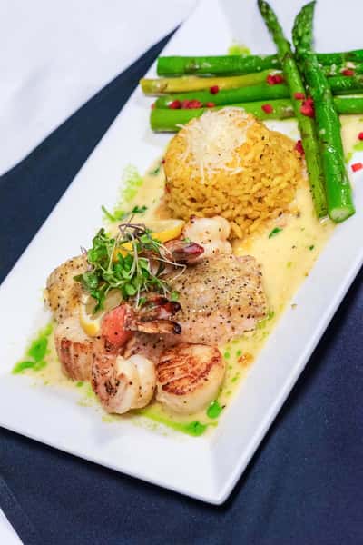 mixed seafood grill