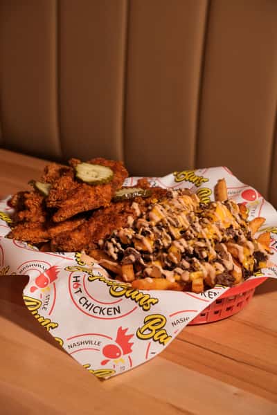 Hot Chicken & Smash Fries