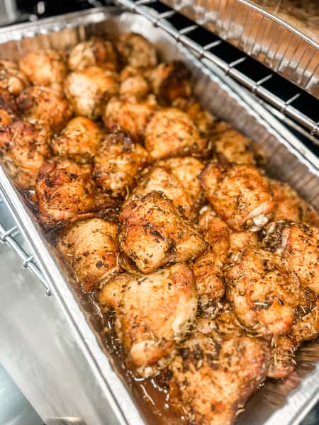 Roasted Chicken with Fresh Herbs and Spices