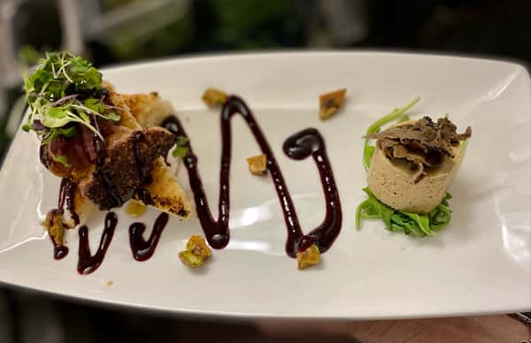 plated appetizer