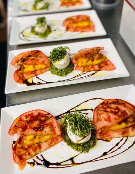 plated appetizer