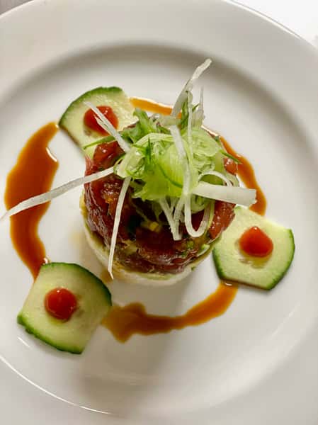 plated appetizer