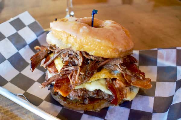 Hangover Donut Burger
