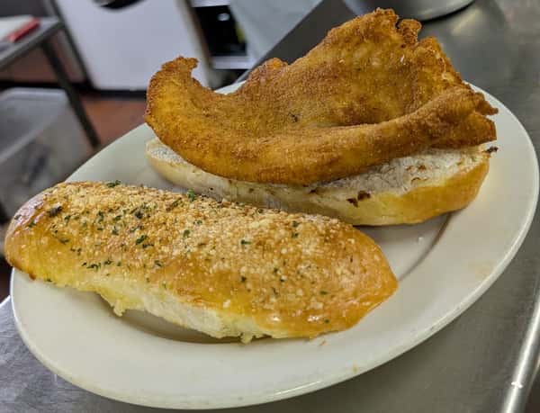 Large Fish with French Fries