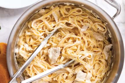 Large Chicken Alfredo Casserole