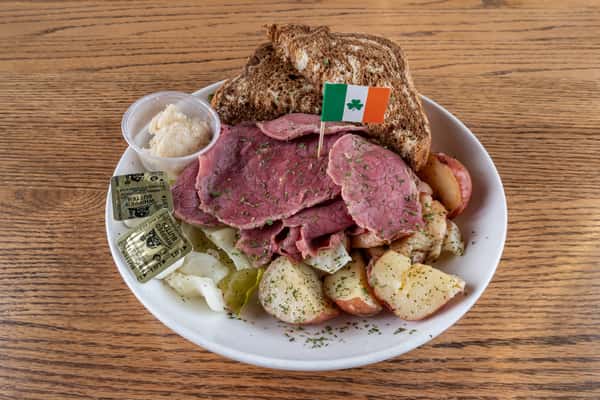Our Famous Corned Beef and Cabbage