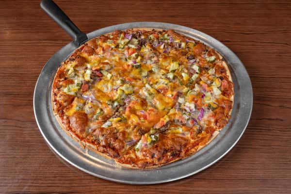 Cheeseburger Pizza