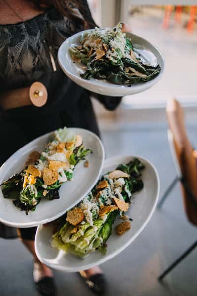 Grilled Romaine Salad**