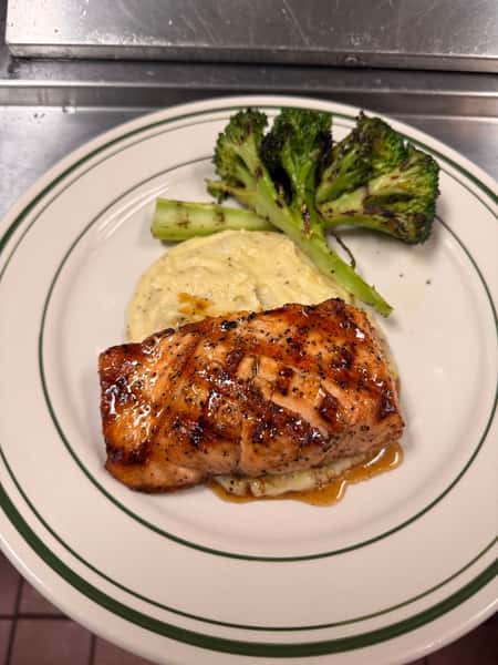 Bourbon Glazed Salmon