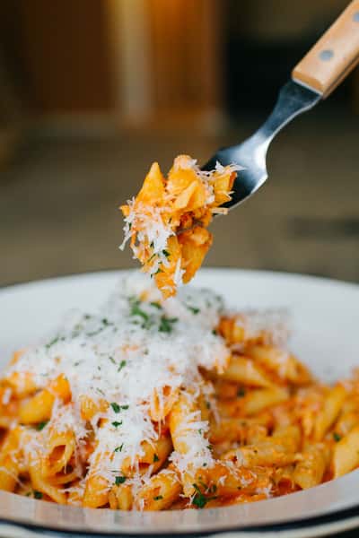pasta with red sauce