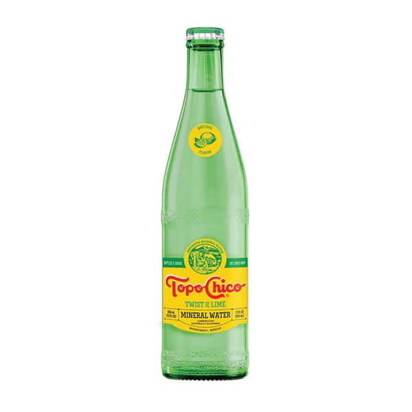 Topo Chico with a twist of lime