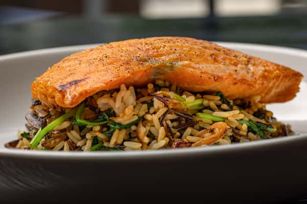 Japanese Salmon And Rice Bowl