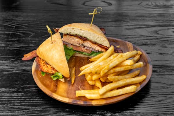 Blackened Salmon Sandwich