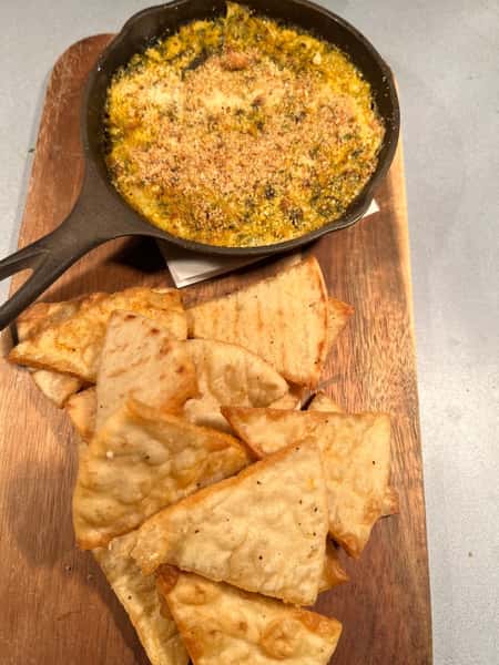 Brussel & Artichoke Dip