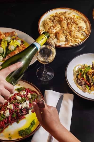 Pasta & Pouring WIne