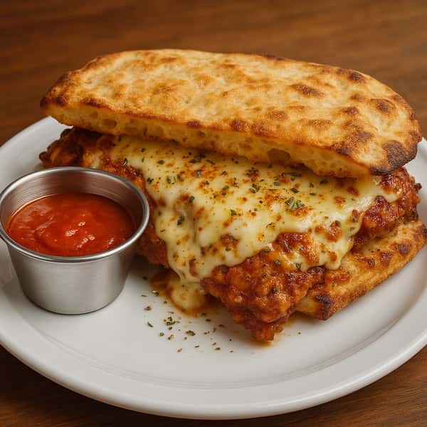 Chicken Parmesan Pinsa Sandwich