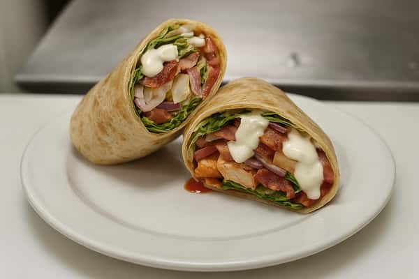 Naked Buffalo Chicken Wrap