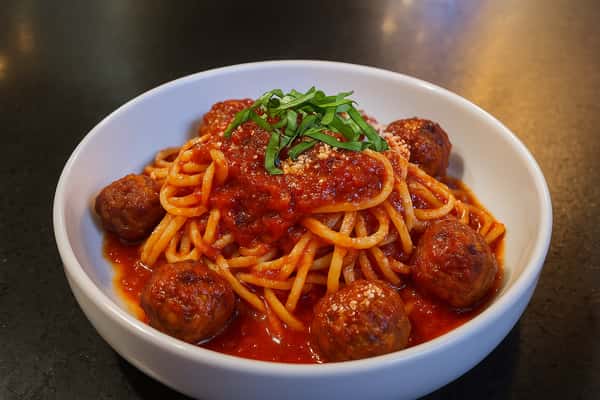 Linguine Meatballs