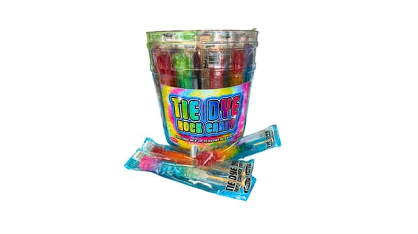 Tie Dye Rock Candy
