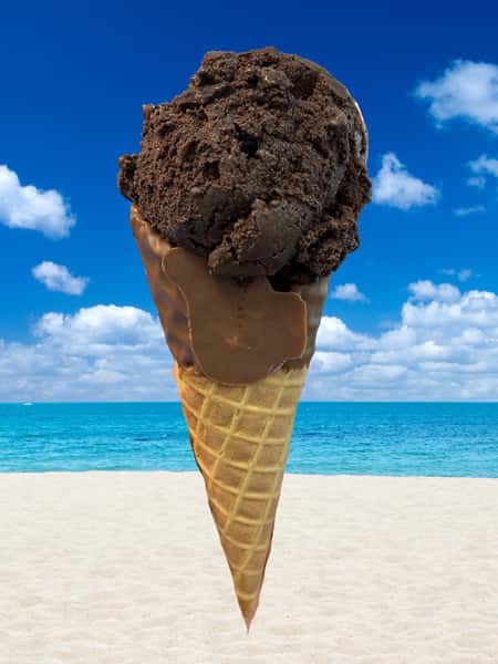Chocolate Ice Cream Photo