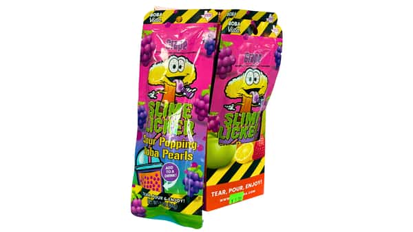 Slime Licker Popping Boba Pearls Sour Grape