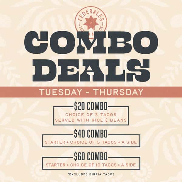 Federales Combo Deals