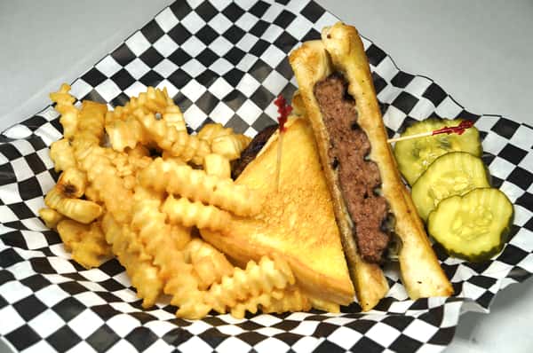 *Carley's Grilled Cheese Cheeseburger