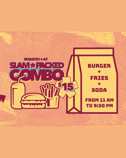 Slam Packed Combo (Burgers + Fries + Soda)