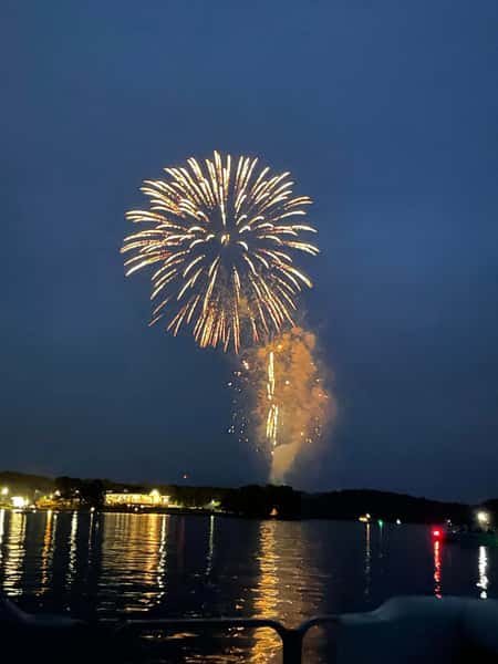 fireworks at night