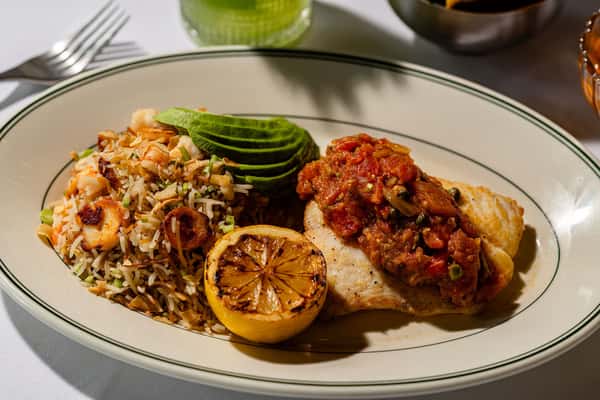 Snapper a la Veracruzana