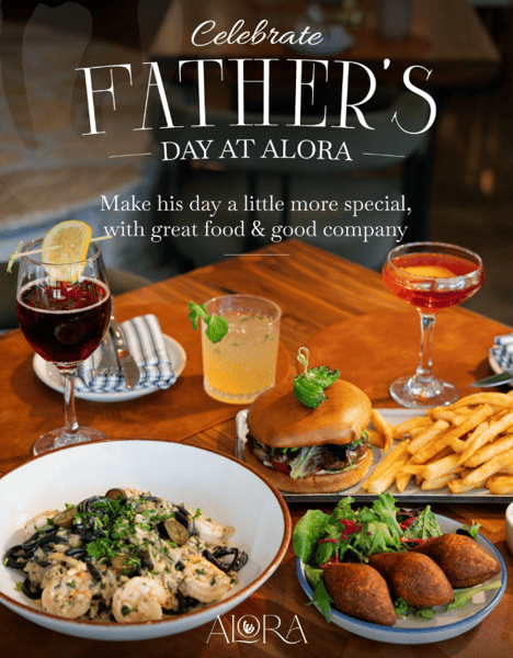Alora Social Father's Day Menu