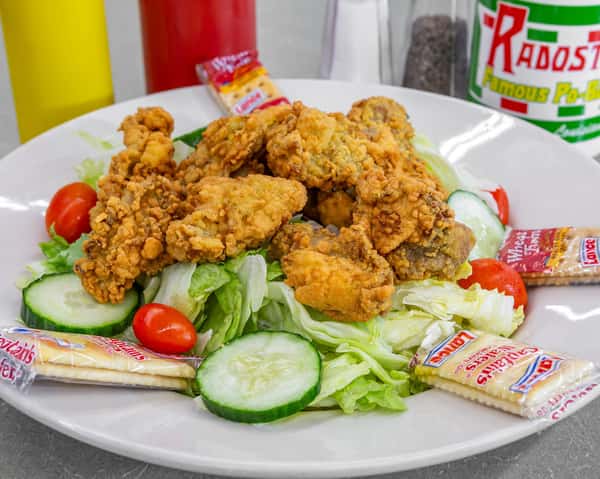 fried shrimp salad