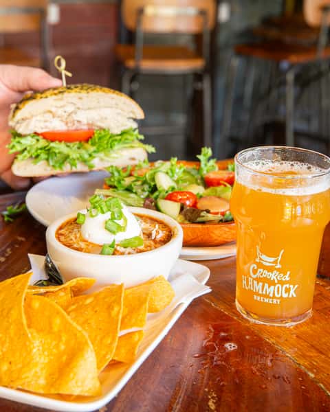 Beer and entrees